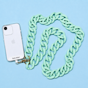 Santorini Cross Body Phone Strap - Mint