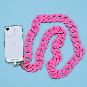 Santorini Cross Body Phone Strap - Candy Pink