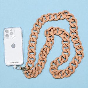 Santorini Cross Body Phone Strap - Tan