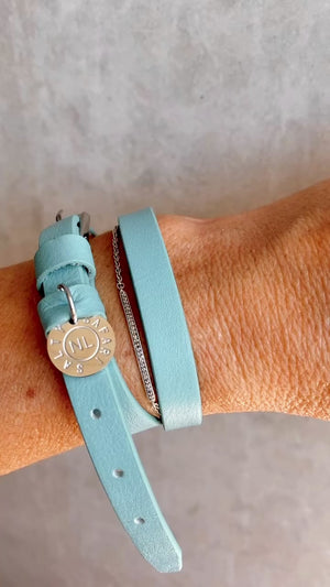 Tiffany Blue Leather Wrap