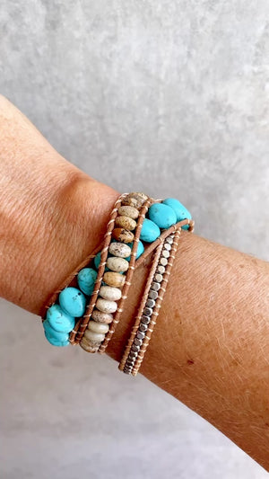 Capri Three Wrap Bracelet