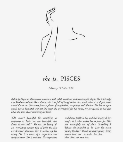 Zodiac - Pisces Feb 20 - March 20