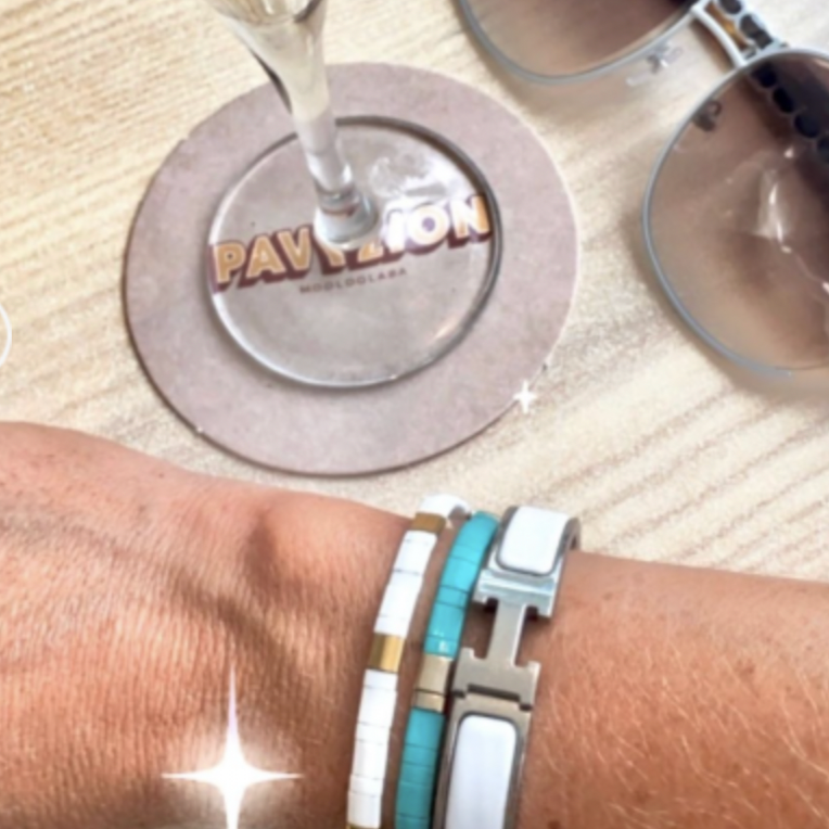 Ibiza Bracelet - Block Turquoise