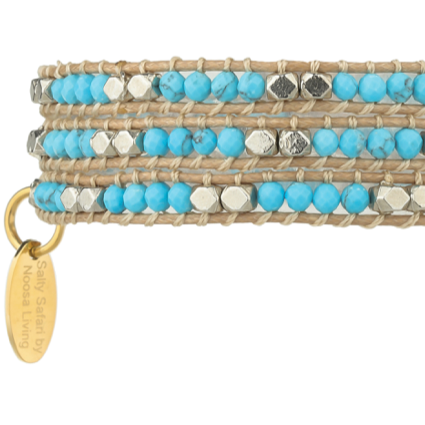 Delicate Wrap Bracelet Turquoise