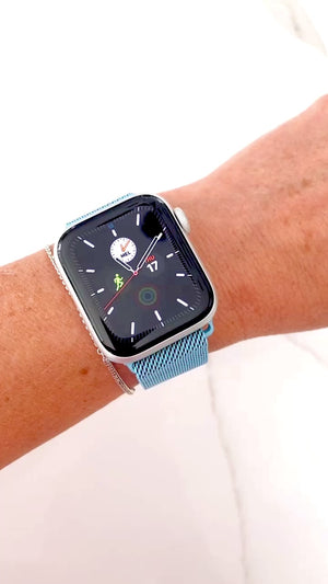 Smart Watch Band - Mesh Sky Blue