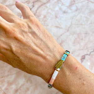 Ibiza Bracelet - Sorbet & Turquoise