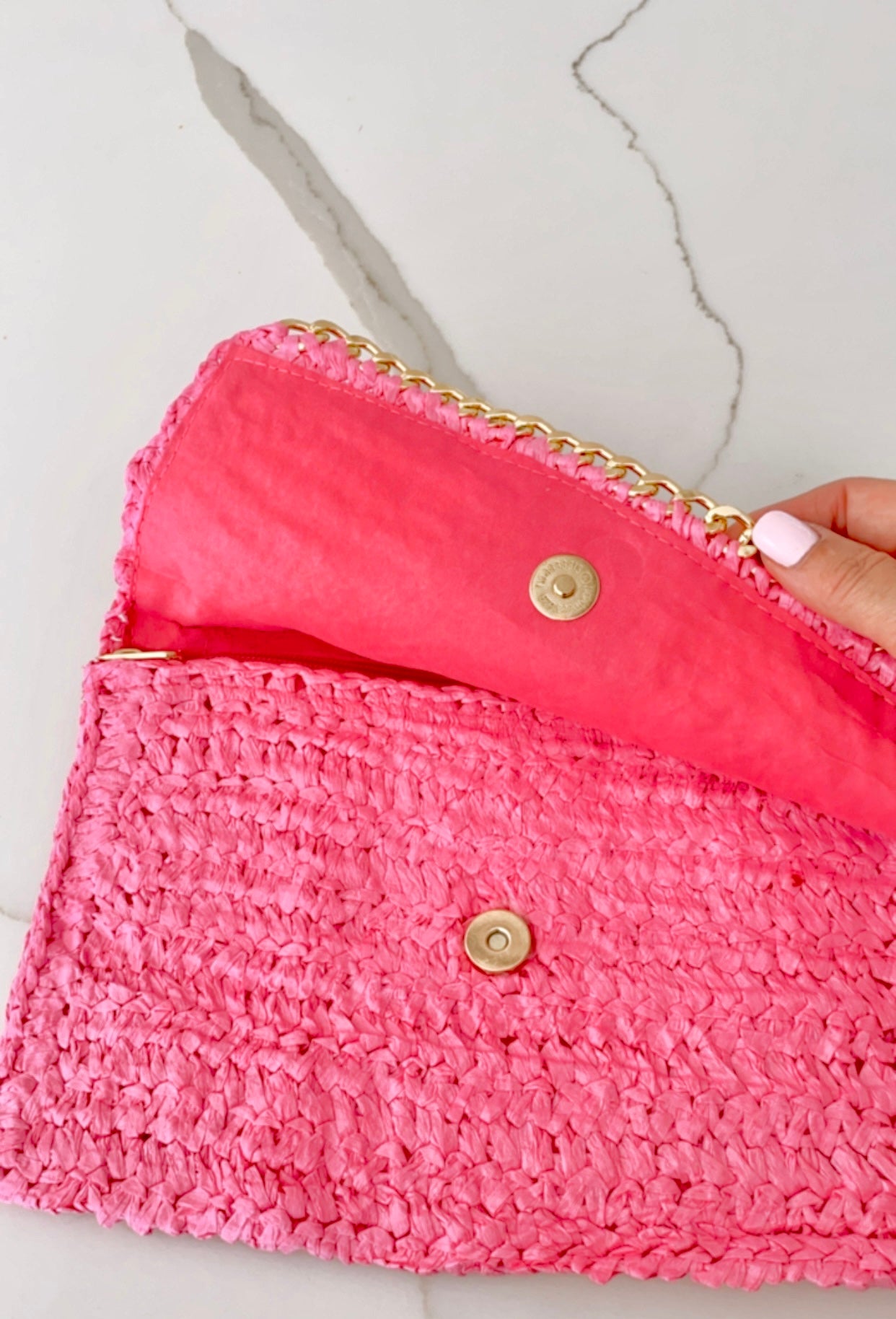 Positano Clutch Pink