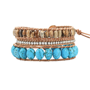 Capri Three Wrap Bracelet