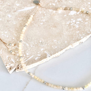 Riviera Necklace - Milk Silver