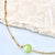 Elle Necklace - Lime