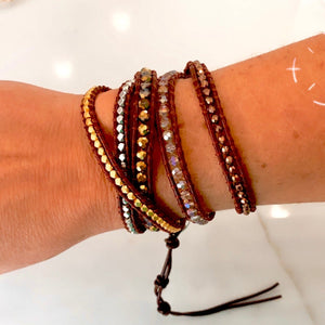 Delicate Wrap Bracelet Golden Hour