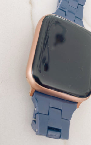 Capri Apple Watch Band - Navy