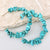 Turquoise Rock Hoops