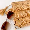 Capri Clutch Tan