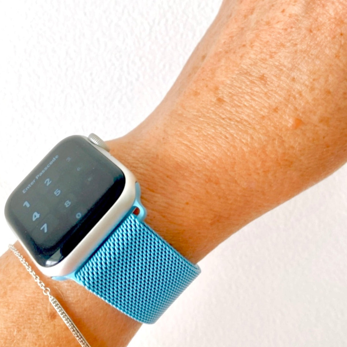 Smart Watch Band - Mesh Sky Blue