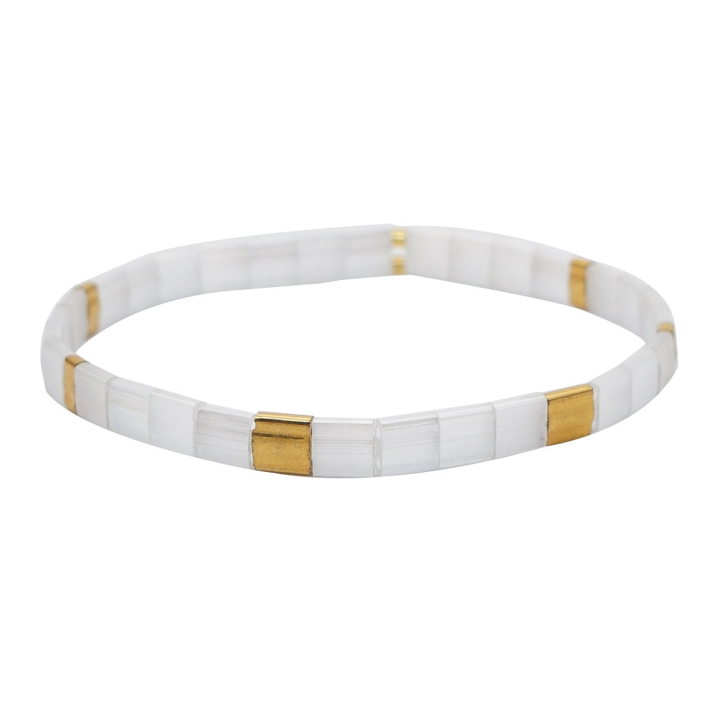Ibiza Bracelet - Crystal White