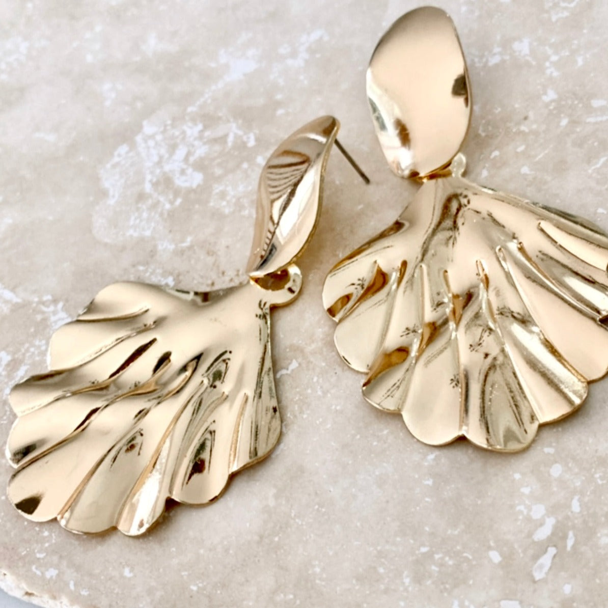 Maya Gold Glamour Earrings