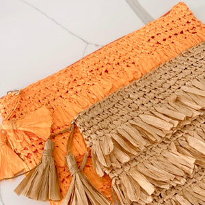 Capri Clutch Tangerine