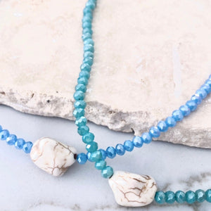 Bora Bora Choker - Sky Blue