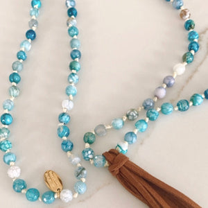 Capri necklace - Santorini Blue