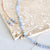 Riviera Necklace - Sky Blue Silver