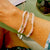 Delicate Wrap Bracelet, Sorbet Pink Crystals