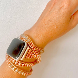 Smart Watch Band - Rose gold Wrap