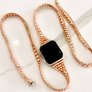 Smart Watch Band - Rose gold Wrap