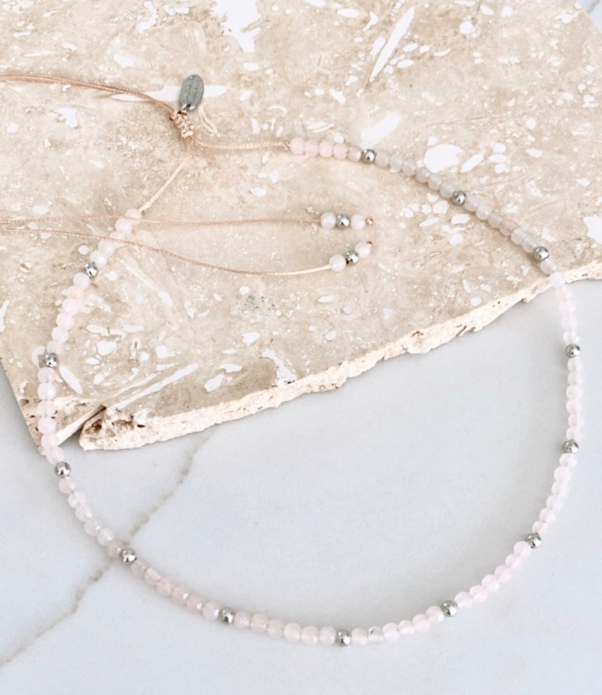 Riviera Necklace - Snow Silver