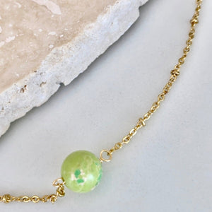 Elle Necklace - Lime