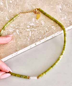 Maui Choker - Olive Green