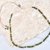 Riviera Necklace - Olive Silver