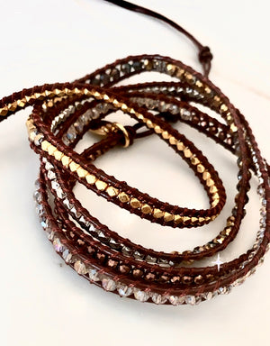 Delicate Wrap Bracelet Golden Hour