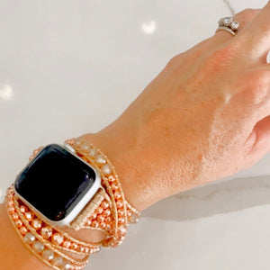 Smart Watch Band - Rose gold Wrap