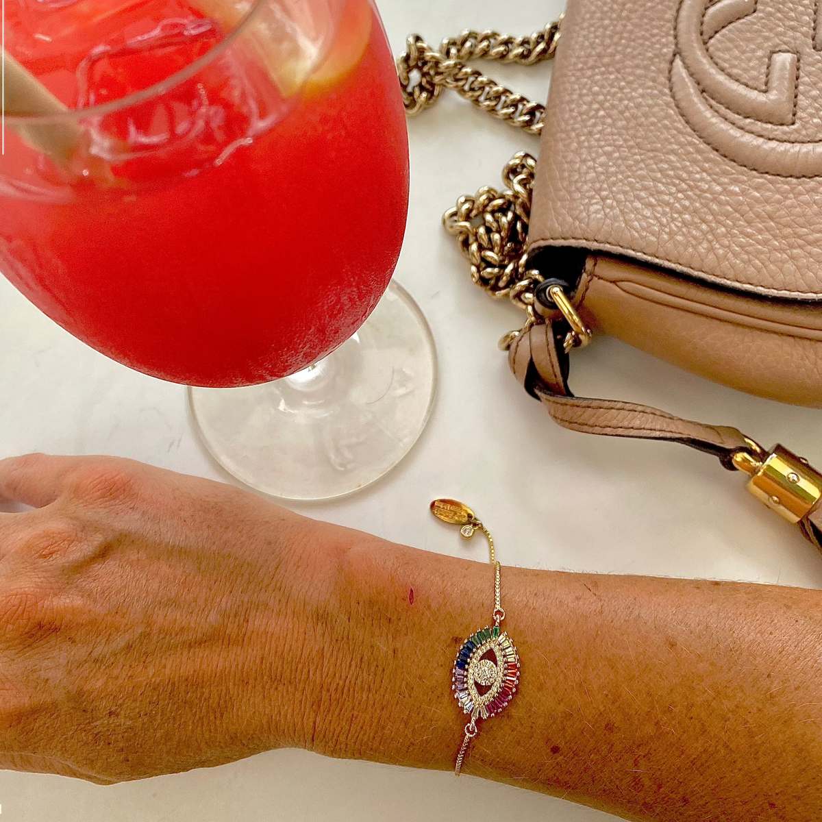 Delicate Protection rainbow