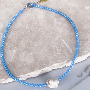 Bora Bora Choker - Sky Blue