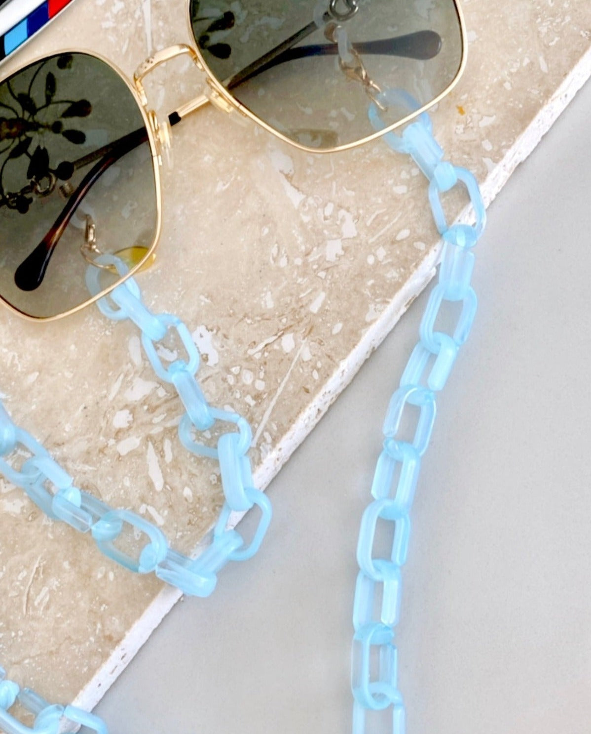 Capri Chain Turquoise - Sunglass Chain