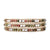 Delicate Wrap Bracelet, Mottle Olive Stone